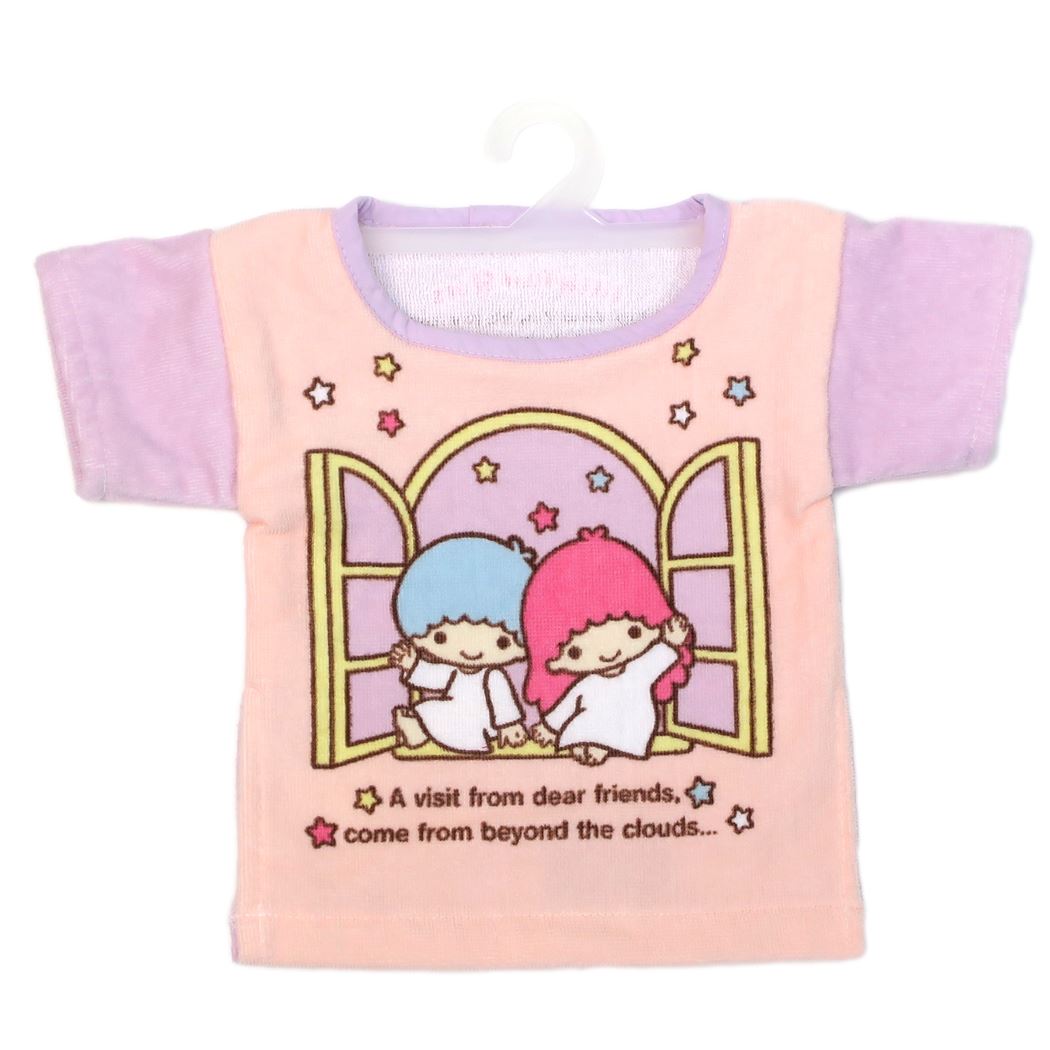 リトルツインスターズ キキ&ララ 吊下げタオル ミニTシャツタオル サンリオ トイレタオル キャラクター グッズ プレゼント 男の子