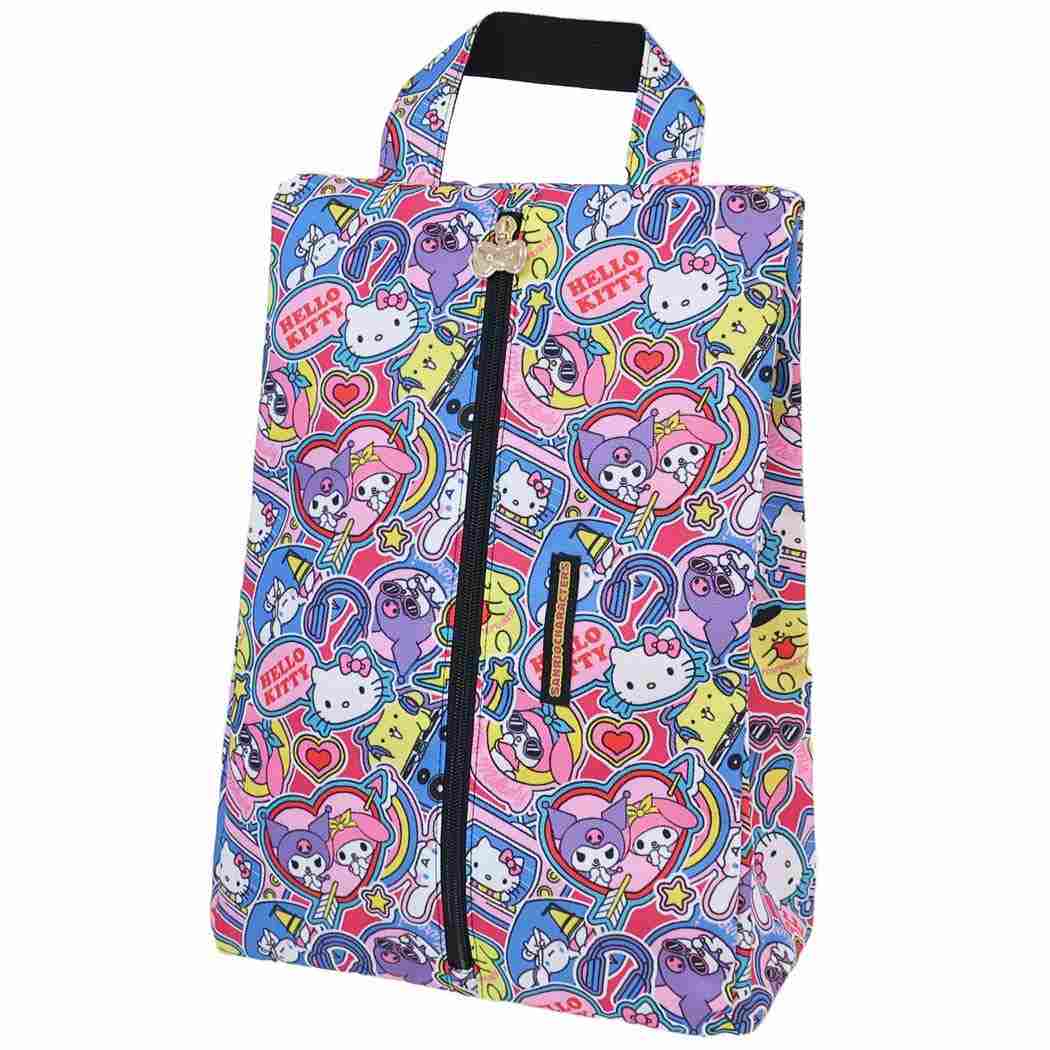 シューズケース サンリオキャラクターズ シューズバッグ ポッピングキャラクターズ サンリオ プレゼント 男の子 女の子 ギフト