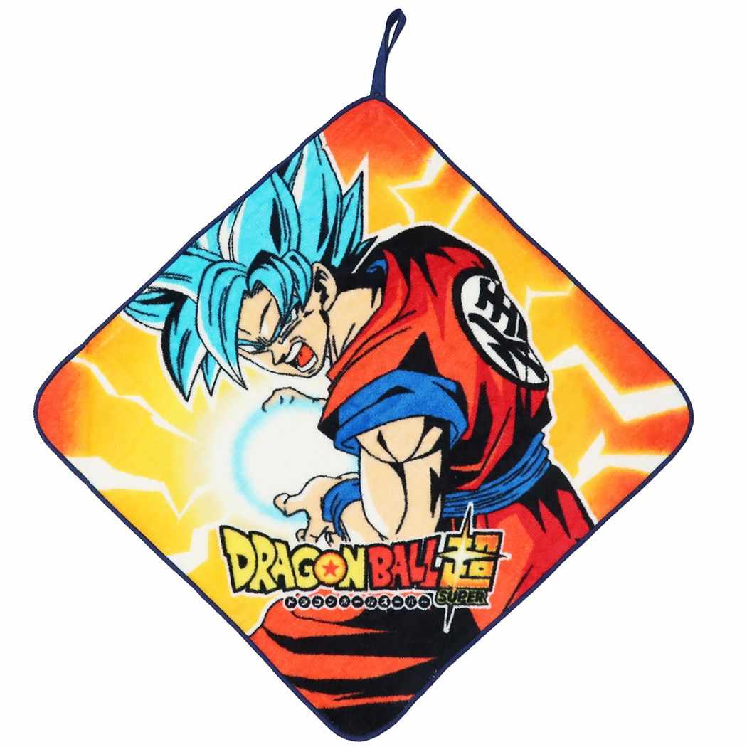 ドラゴンボール超 幼稚園 ループ付き ハンドタオル ループタオル パワーチャージ 少年ジャンプ キャラクター グッズ プレゼント 男の