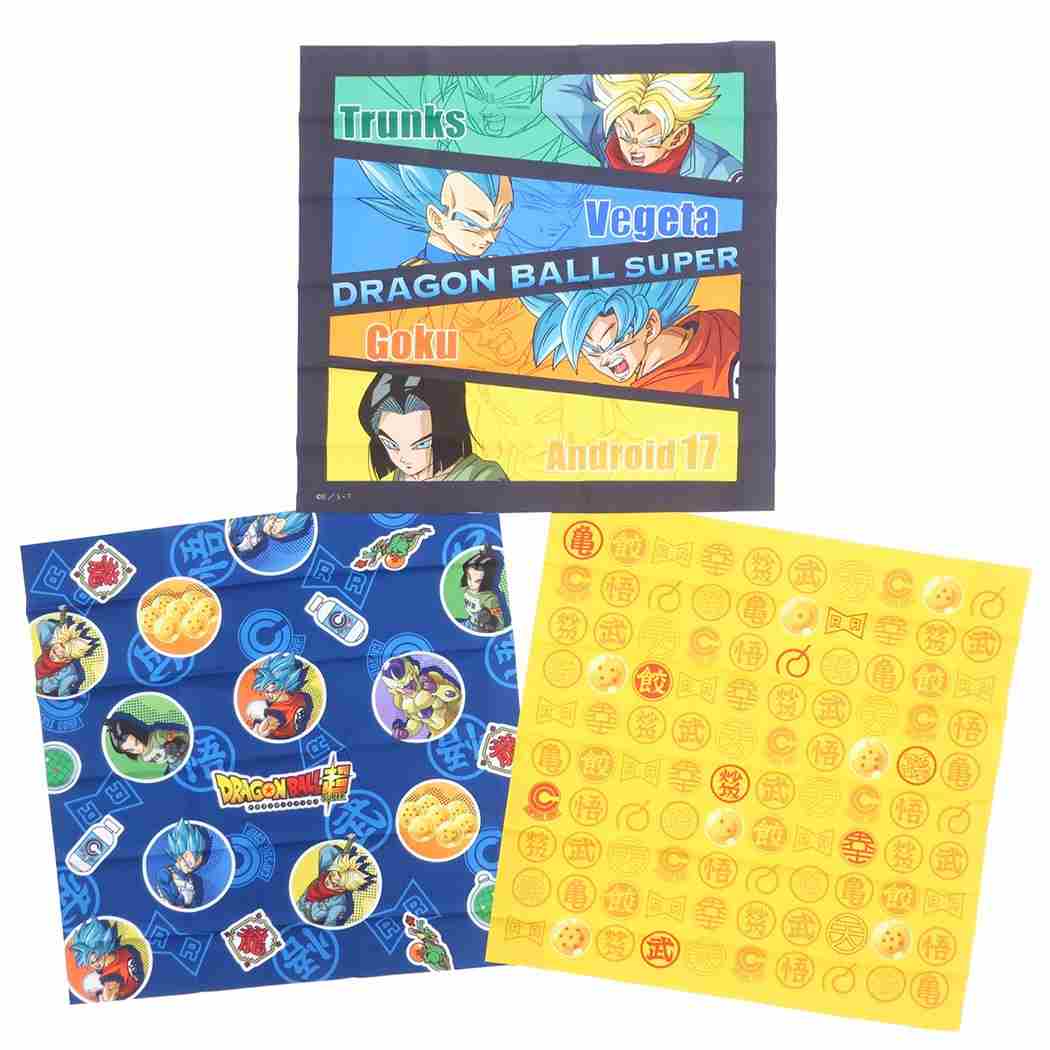 ドラゴンボール超 ランチーフ 3枚セット ランチクロス アニメキャラクター プレゼント 男の子 女の子 ギフト
