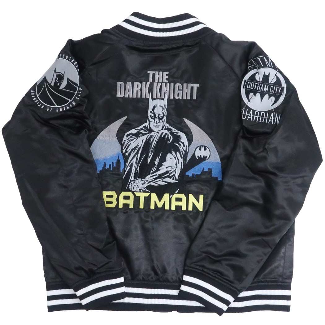 バットマン キャラクター スカジャン アウター ダークナイト BATMAN DCコミック プレゼント 男の子 女の子 ギフト