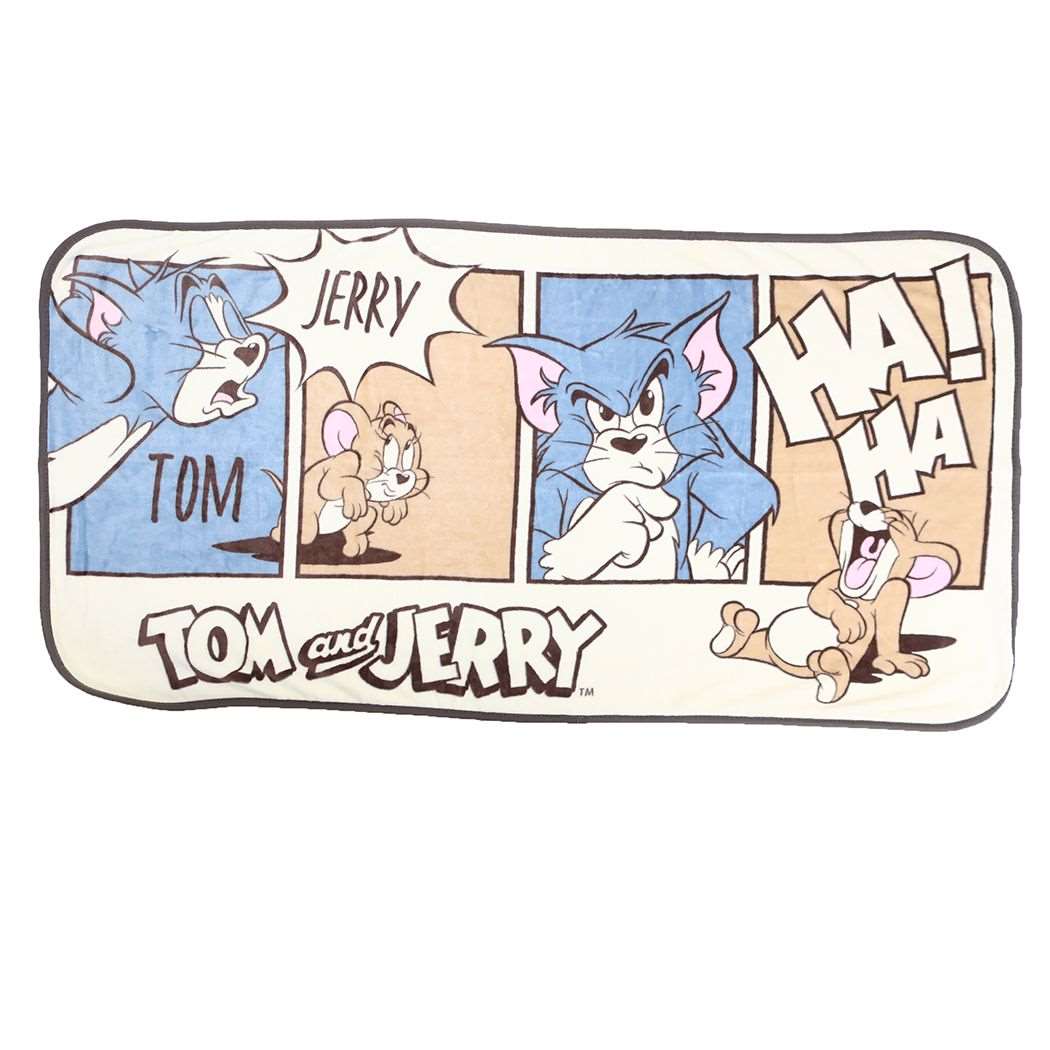 トムとジェリー ワーナーブラザース キャラクター ブランケット ロングブランケット フェイスシャルコミック