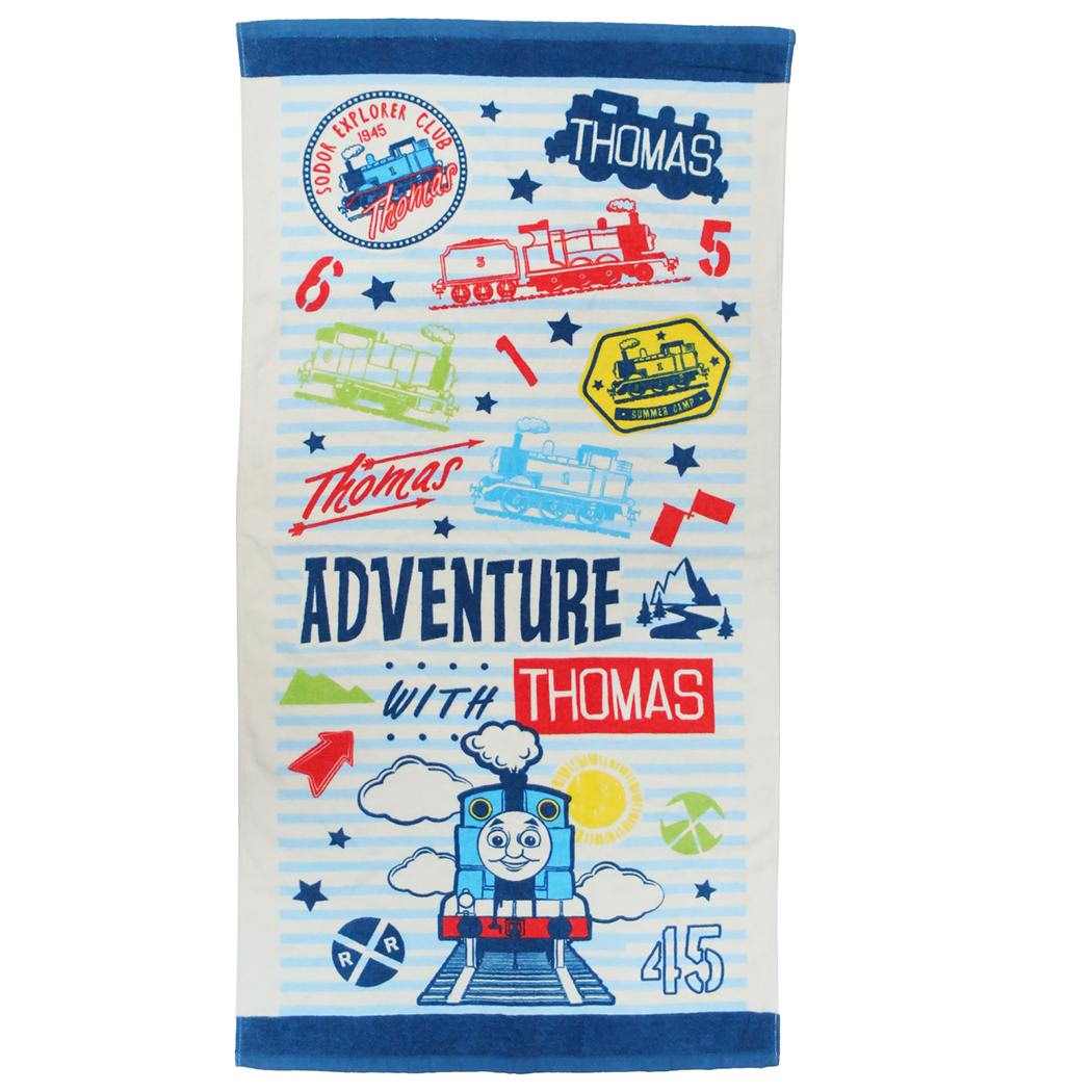 プリント ビッグタオル きかんしゃトーマス バスタオル 通販 カラフルアドベンチャー プレゼント 男の子 女の子 ギフト