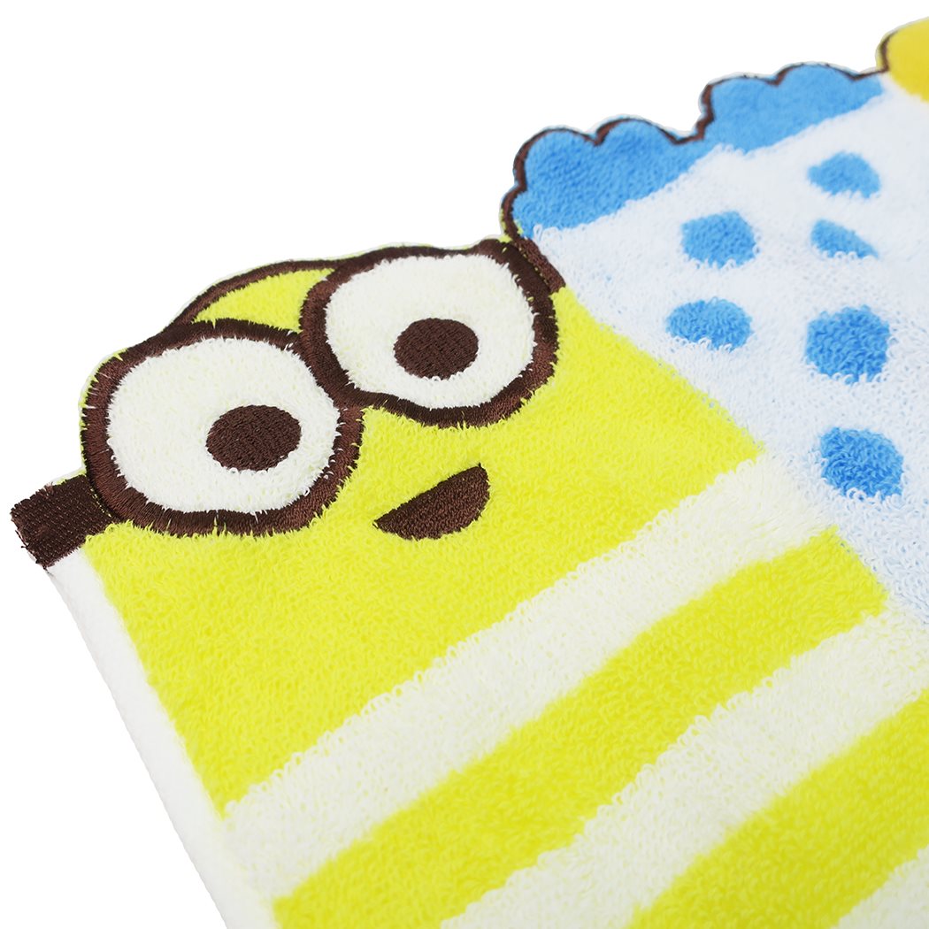 ミニオンズ 34×36cm ユニバーサル映画 ギフト雑貨 ハンドタオル キャラクター グッズ 丸眞 シャンブルフレンズ ジャガードウォッシュタオルクリ