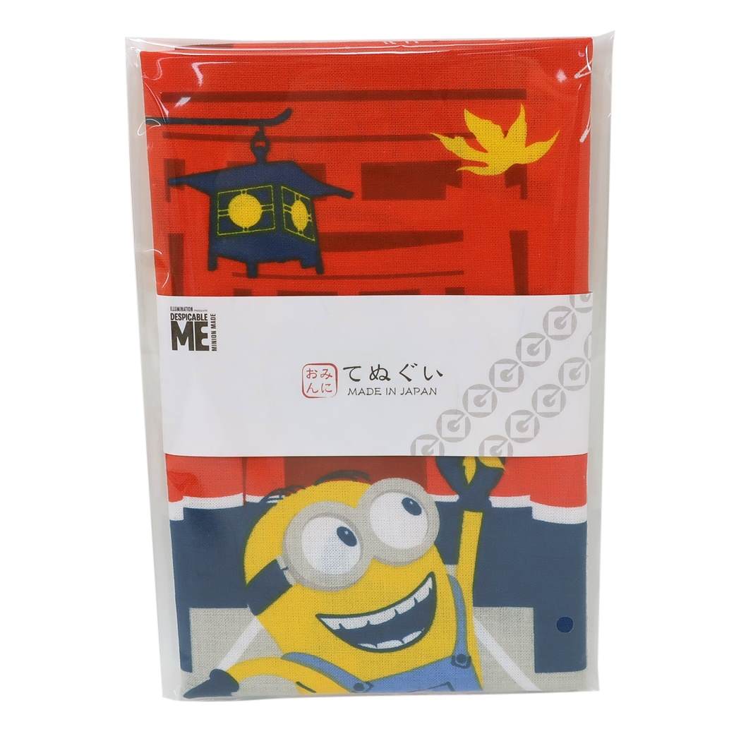 ミニオンズ ユニバーサル映画 グッズ てぬぐい 日本たおる 稲荷神社とミニオンズ 丸眞 プレゼント 男の子 女の子 ギフト