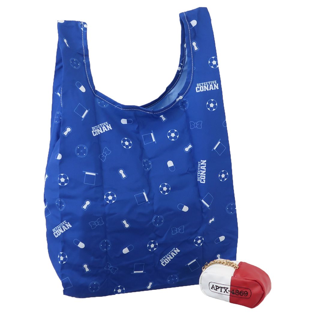 名探偵コナン エコバッグ ポーチ付き アポトキシン 少年サンデー