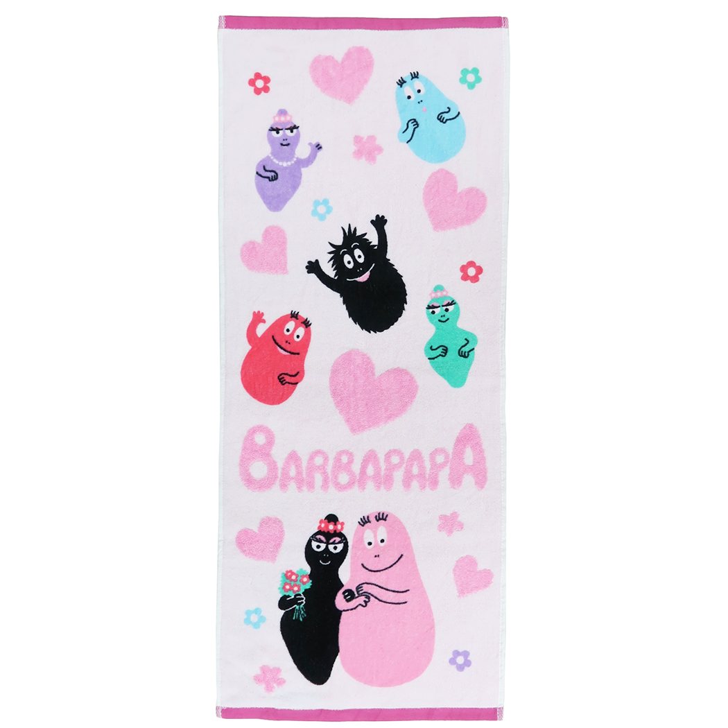 ロングタオル バーバパパ フェイスタオル BARBAPAPA 通販 ファミリー プレゼント 男の子 女の子 ギフト
