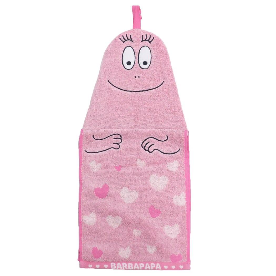 吊下げタオル バーバパパ マスコット付き ドレスタオル BARBAPAPA 通販 ハローバーバパパ プレゼント 男の子 女の子 ギフト