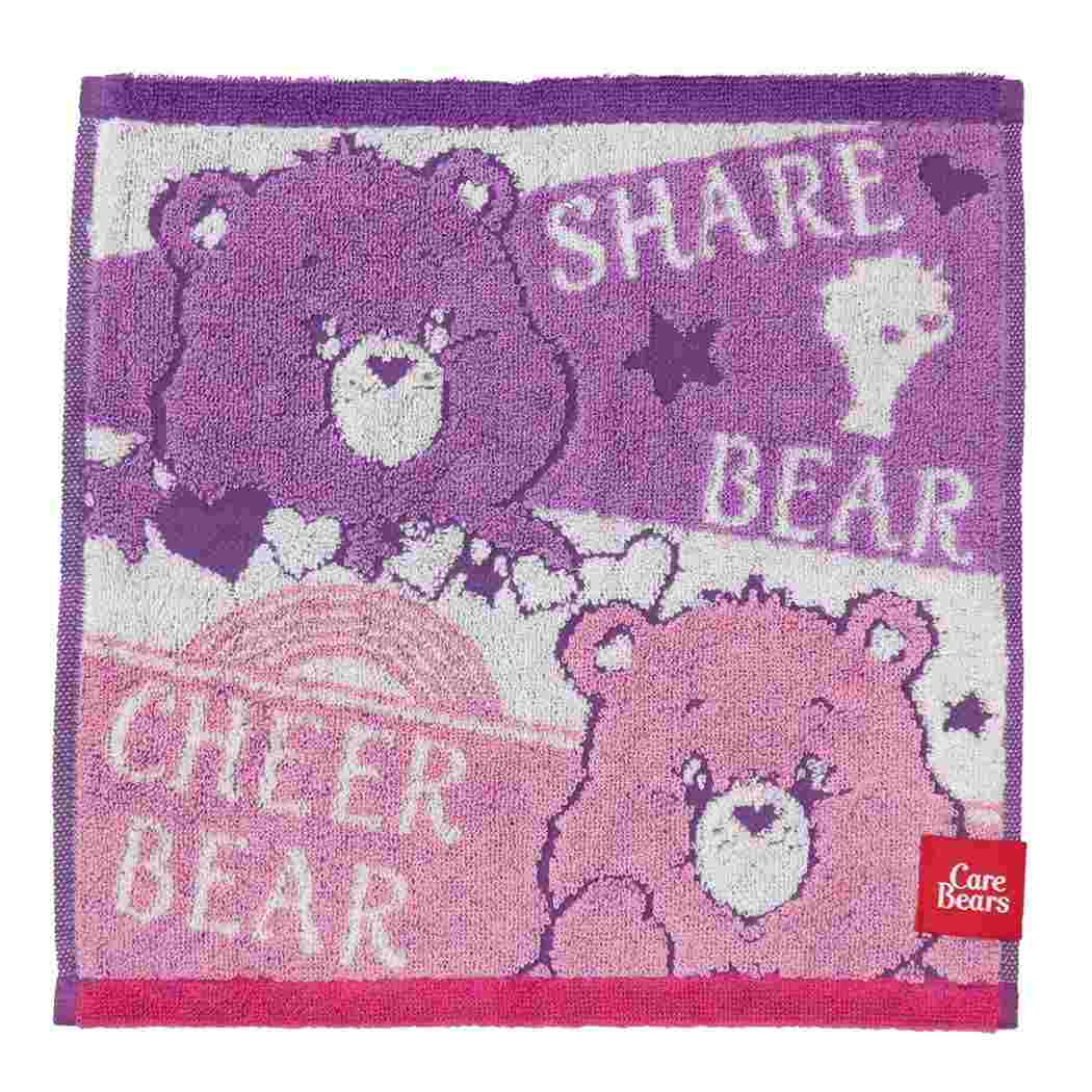 ケアベア CareBears キャラクター ハンドタオル ジャガード キャリータオル カラフルベアーズ 丸眞 プレゼント 男の子 女の