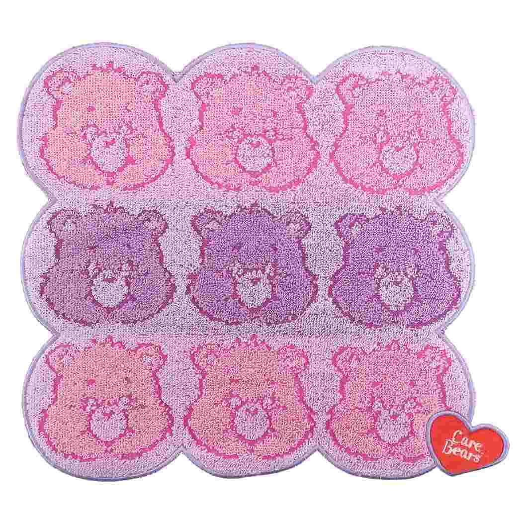 ケアベア キャラクター ハンドタオル 抗菌 防臭 ジャガード ハンカチタオル ふわふわケアベア CareBears グッズ プレゼント