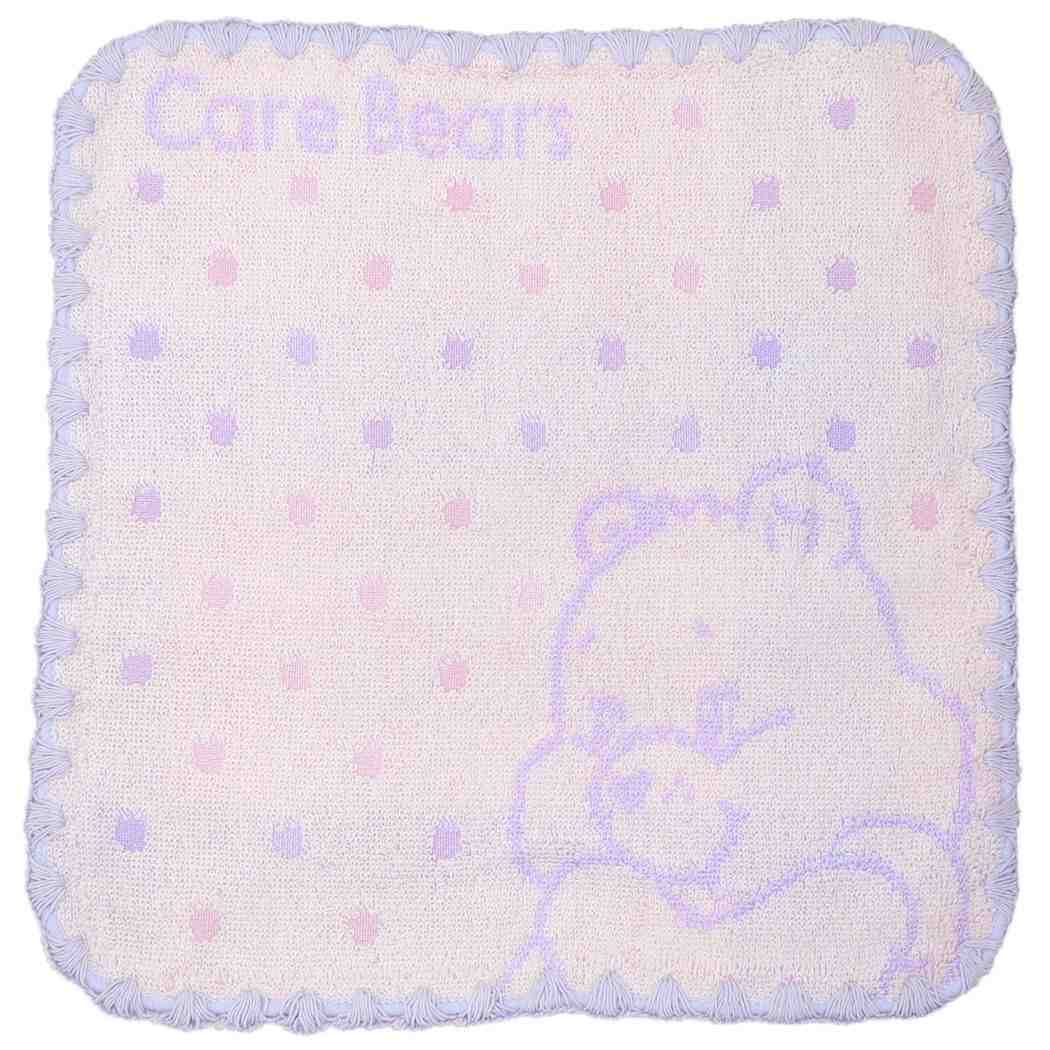 ケアベア ジャガードハンカチタオル ミニタオル パウダーシュガー CareBears キャラクター プレゼント 男の子 女の子 ギフト