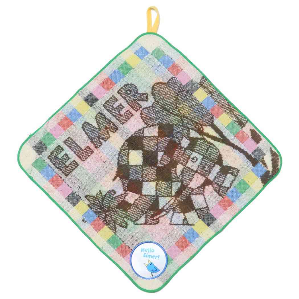 ループタオル ぞうのエルマー タオル 丸眞 ピクチャードエルマー
