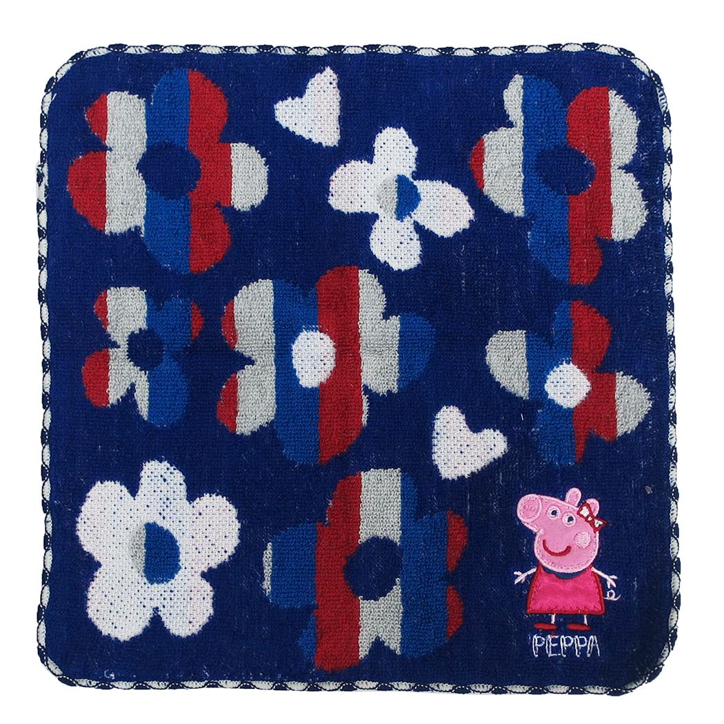 ペッパピッグ ミニタオル ジャガード ハンカチタオル ブリティッシュペッパ 丸眞 25×25cm プレゼント 男の子 女の子 ギフト
