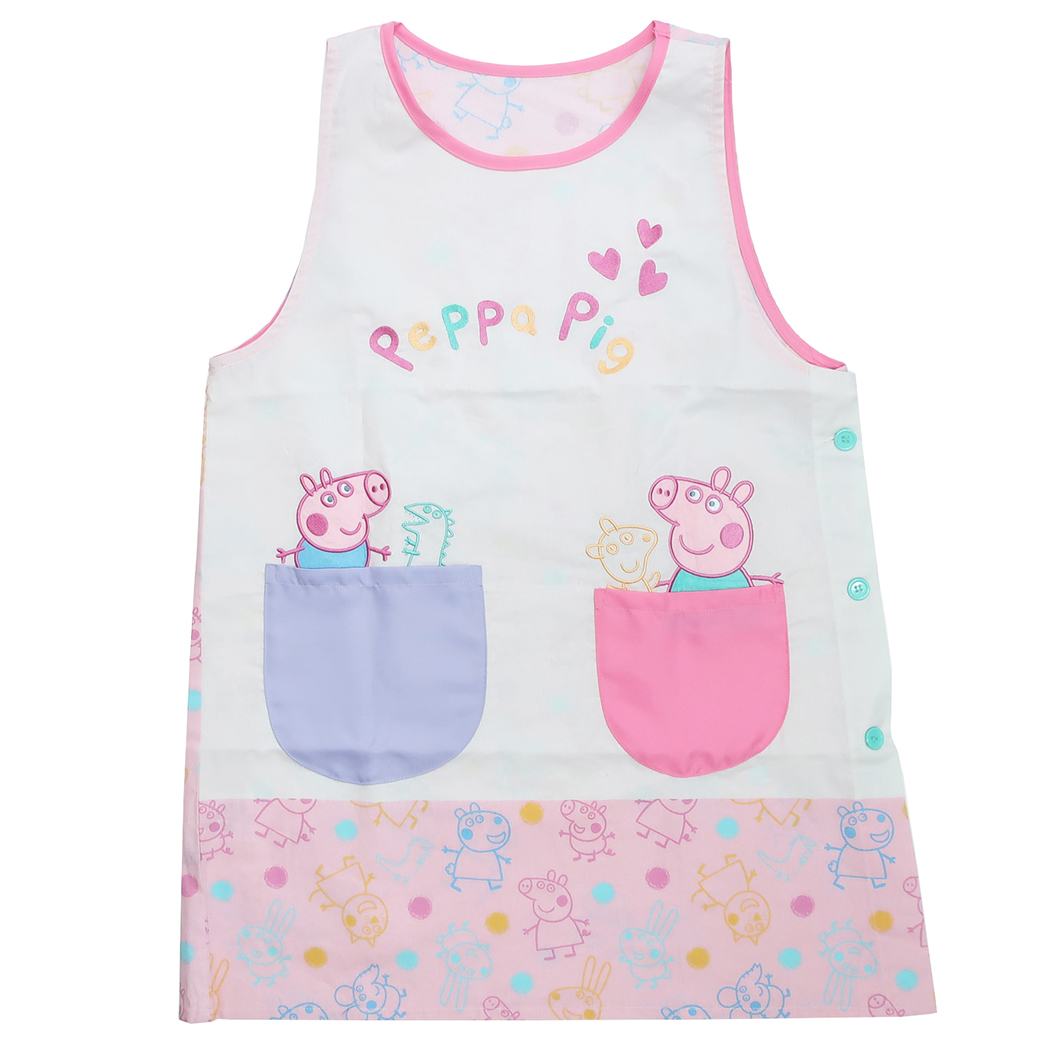ペッパピッグ 割烹着 レディースエプロン なかよしペッパ キャラクター プレゼント 男の子 女の子 ギフト