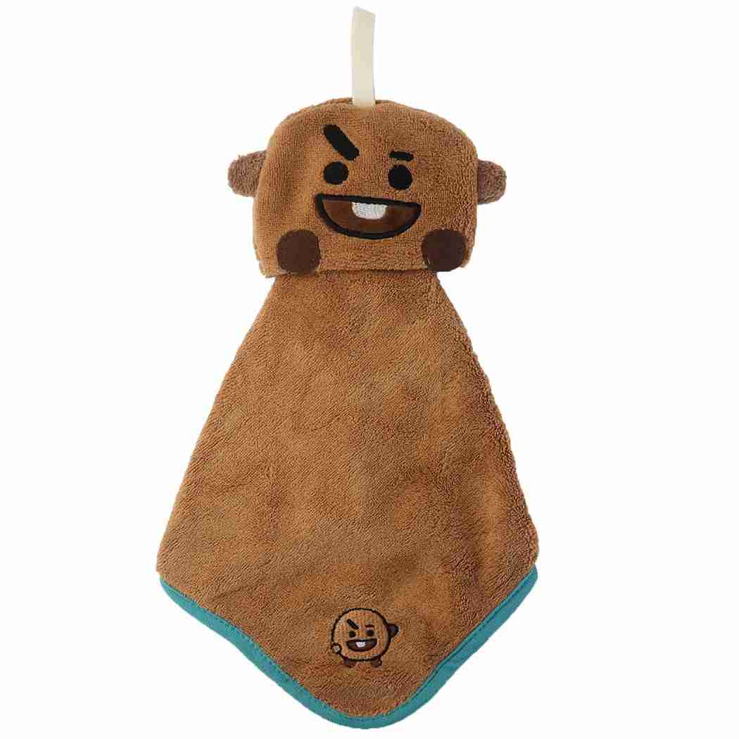BT21 キャラクター 吊り下げマスコットタオル マイクロ ループタオル SHOOKY プレゼント 男の子 女の子 ギフト