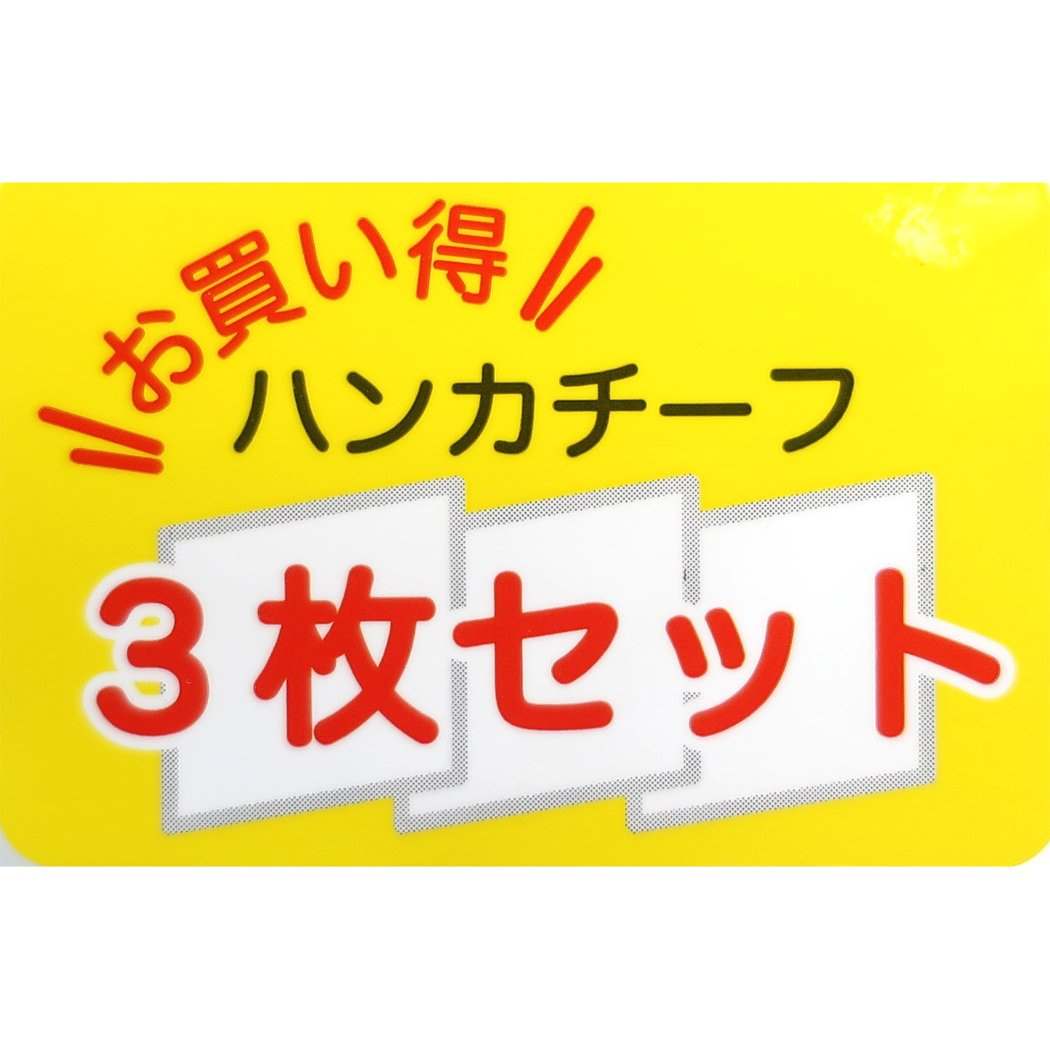 ミッフィー ハンカチーフ 3枚セット ディックブルーナ ハンカチ 絵本キャラクター プレゼント 男の子 女の子 ギフト