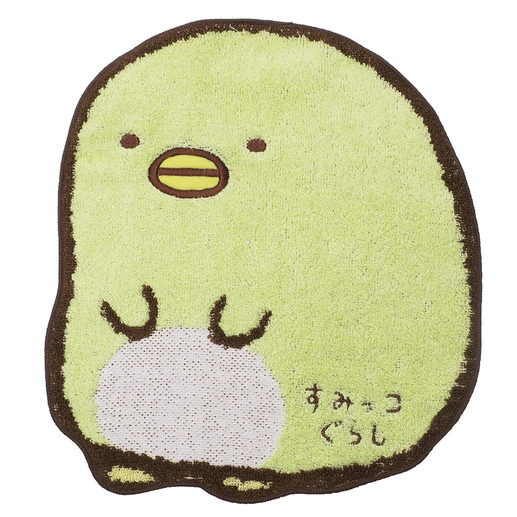 すみっコぐらし ミニタオル ジャガードハンカチタオル ダイカットぺんぎん? グッズ プチギフト プレゼント 男の子 女の子