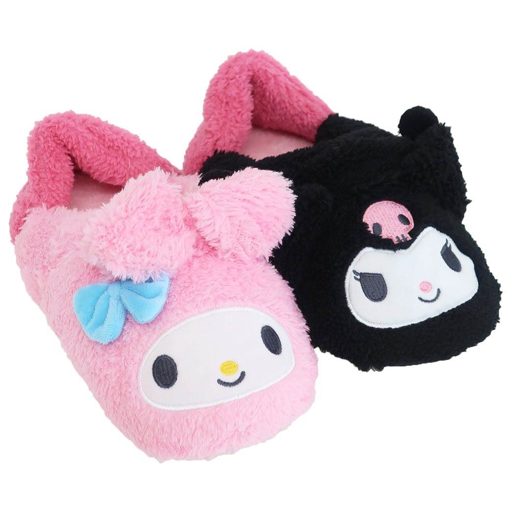 マイメロディ グッズ ぬいぐるみスリッパ サンリオ キャラクター カイロポケット付き あったか クニャック マイメロ&クロミ プレゼント