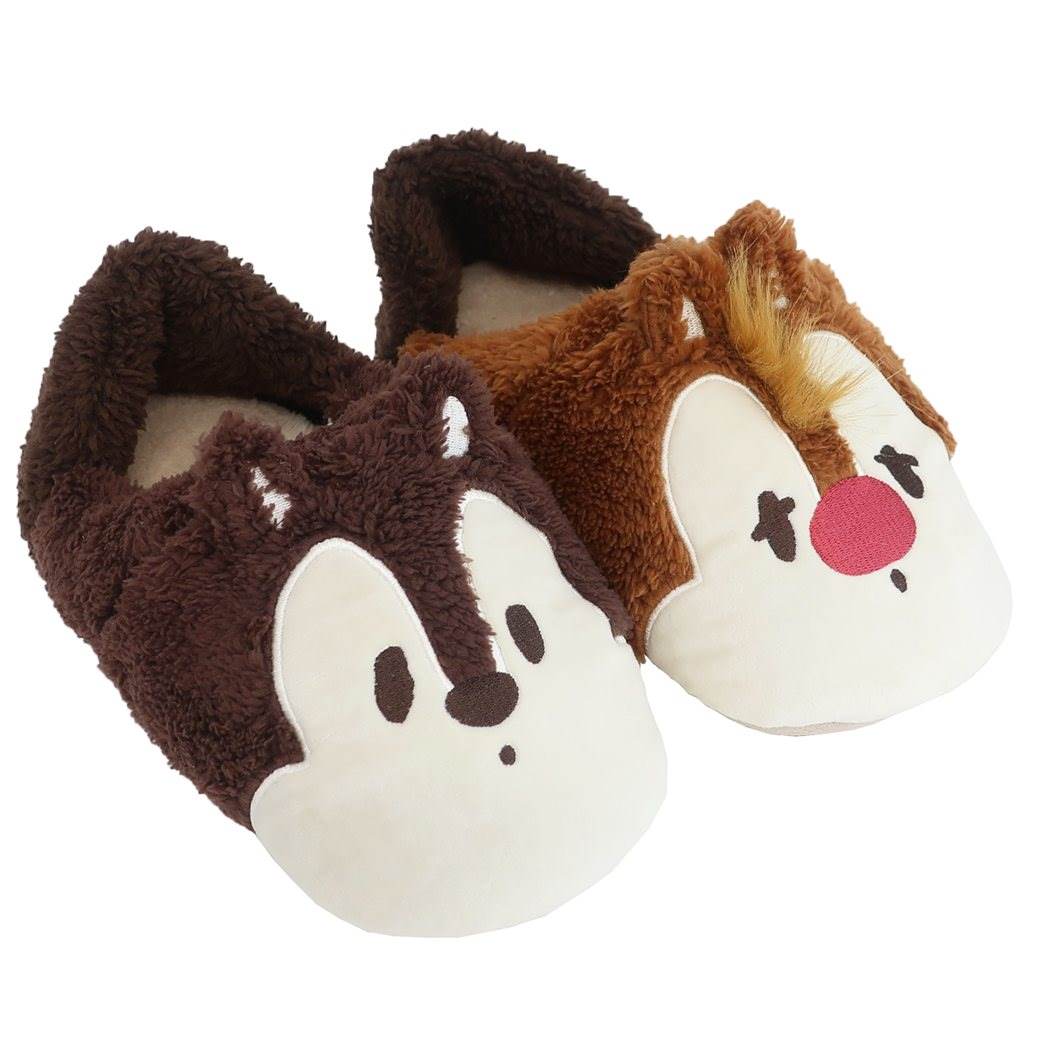 チップ&デール カイロポケット付き あったか クニャック ぬいぐるみスリッパ ディズニー キャラクター プレゼント 男の子 女の子 ギ