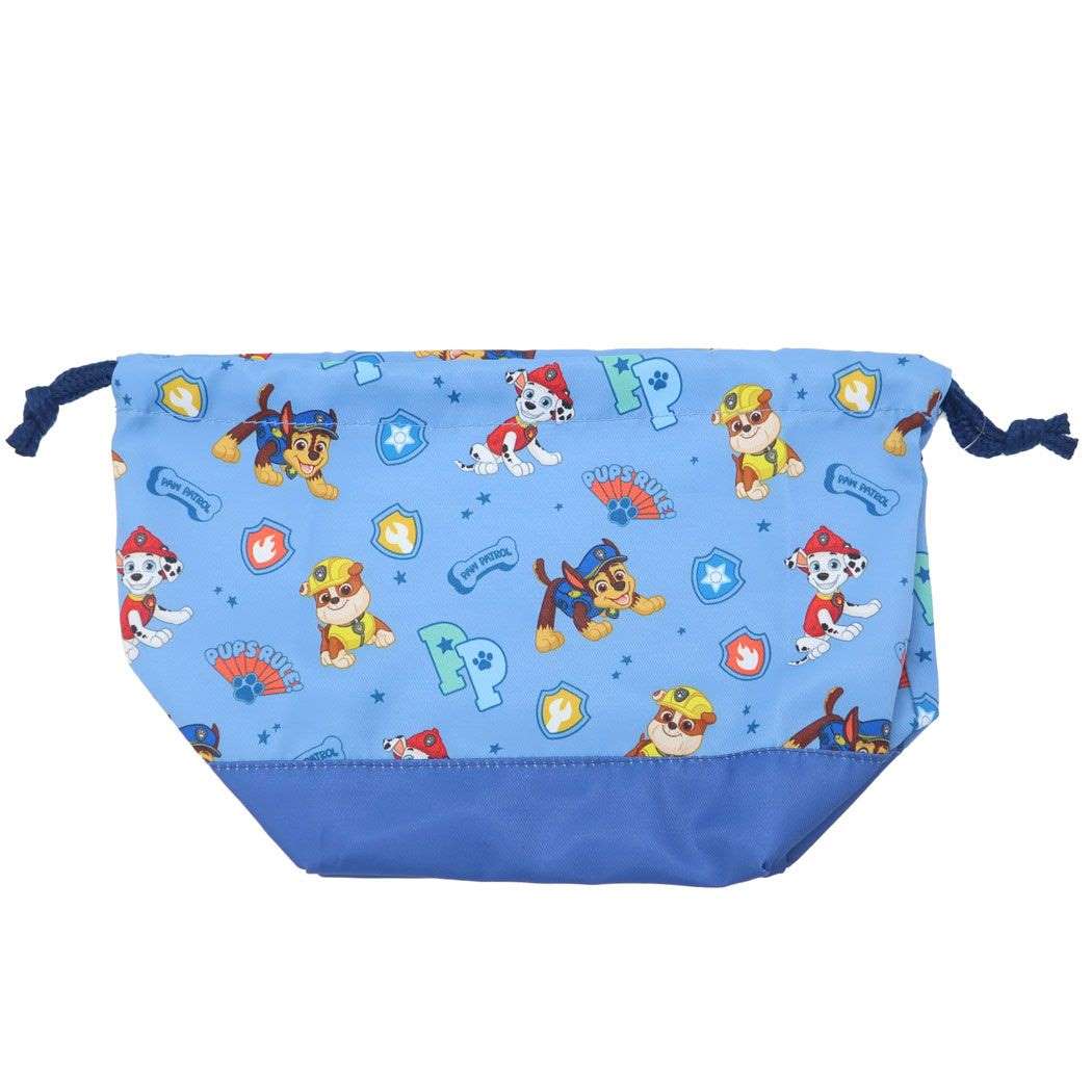 パウパトロール アニメキャラクター ランチ巾着 マチ付きランチバッグ お弁当きんちゃくポーチ BL 新入学