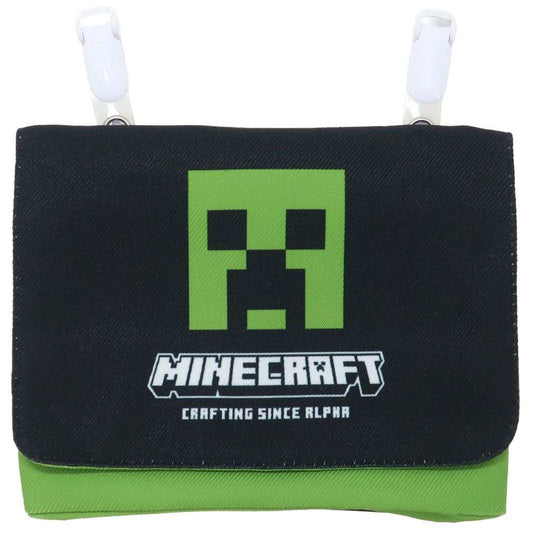 マインクラフト マルチポケットバッグ クリップポケット ワンポ 新入学 Minecraft ゲームキャラクター