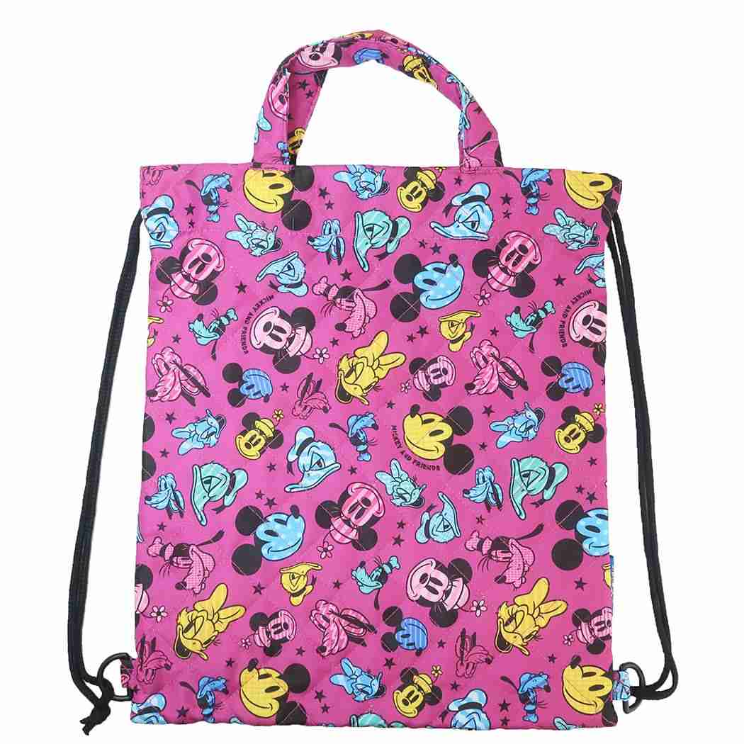 キルトナップサック ミッキー&フレンズ 体操服かばん 新入学 ディズニー ニシオ