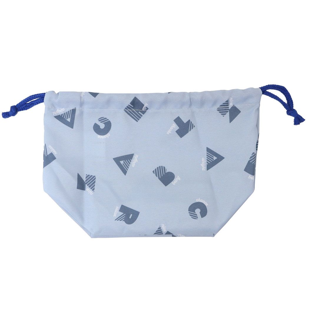 ランチ巾着 マチ付きランチバッグ お弁当きんちゃくポーチ アルファベット 新入学 ニシオ