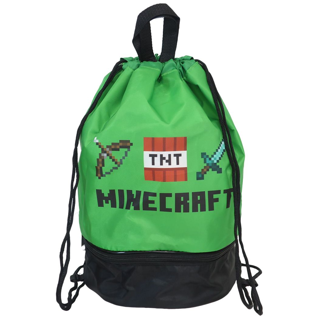 マインクラフト グッズ プールバッグ ゲームキャラクター ボンサックビーチバッグ 2層 MNC-P2P-2304