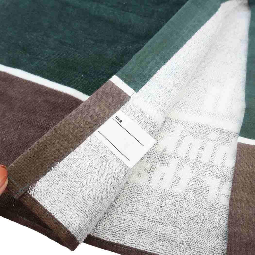 ラップタオル 巻きタオル100cm カーキマーク ニシオ