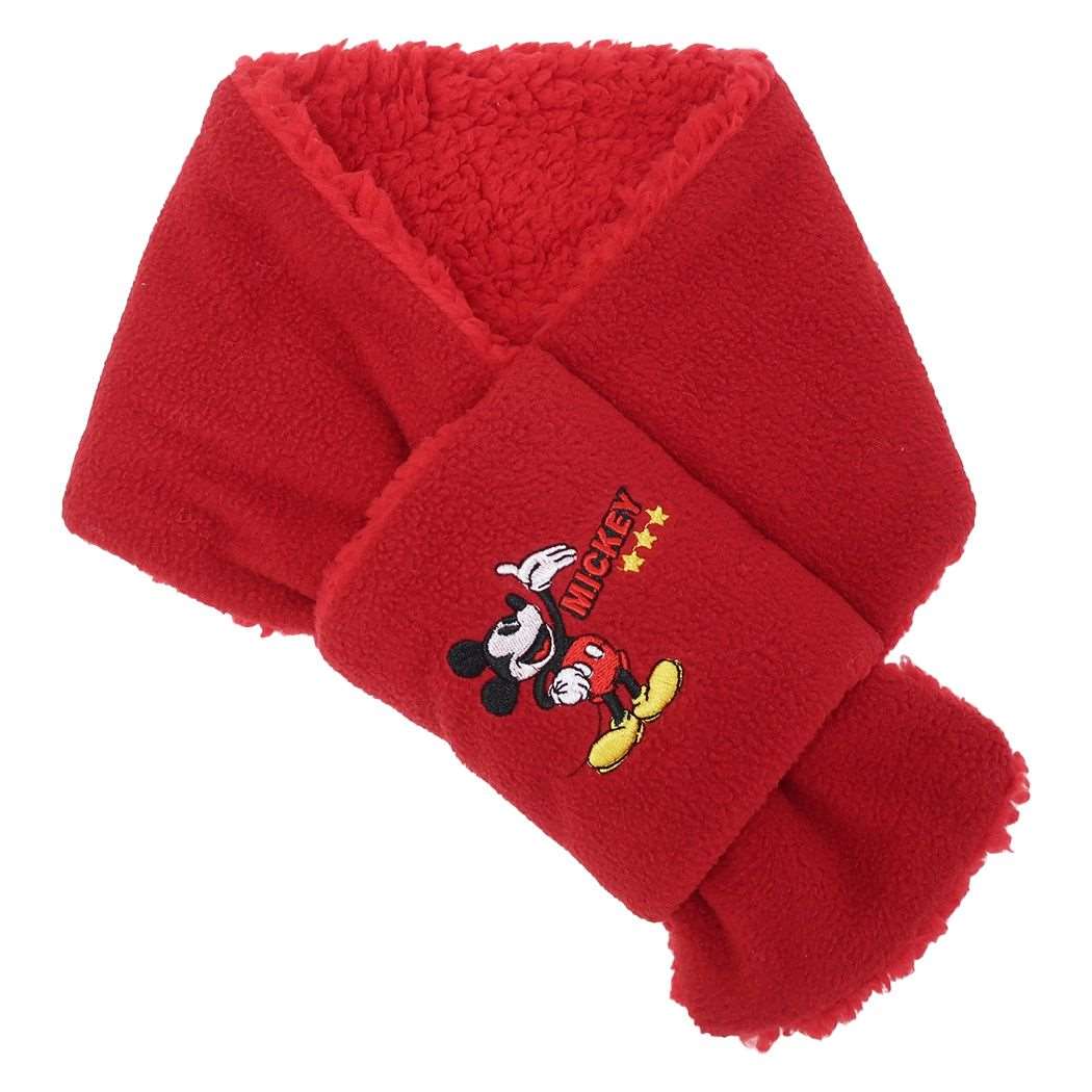 ミッキーマウス キャラクター マフラー カラーフリースマフラー ディズニー