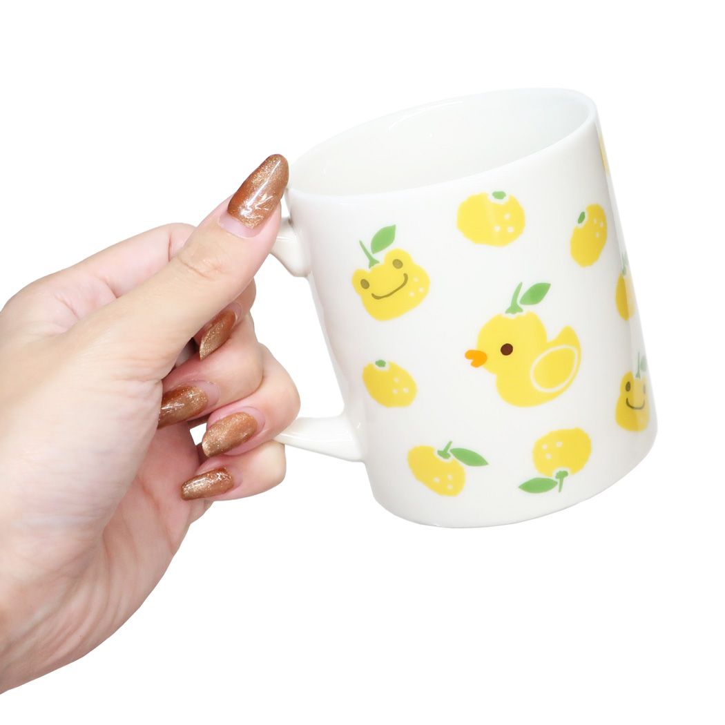かえるのピクルス 陶磁器MUG マグカップ ゆず キャラクター プレゼント 男の子 女の子 ギフト