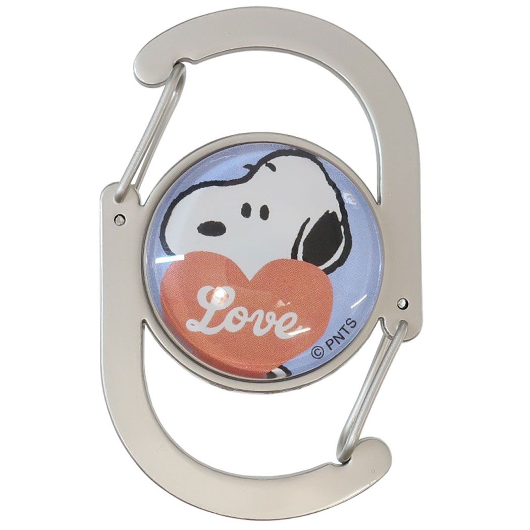 スヌーピー ピーナッツ キャラクター キーホルダー Wカラビナ ハート