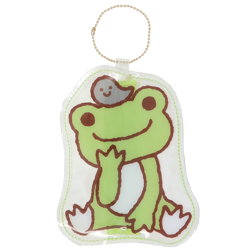 かえるのピクルス グッズ ミニポーチ キャラクター ダイカットポーチ