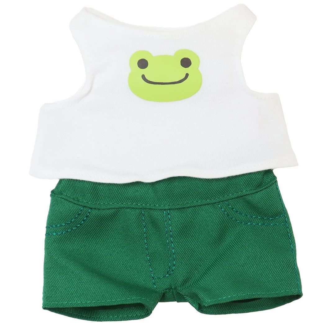 かえるのピクルス グッズ ぬいぐるみ用小物 キャラクター タンクトップ&短パンセット