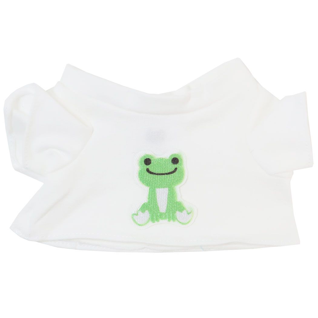 かえるのピクルス グッズ ぬいぐるみ用小物 キャラクター 白Tシャツ&ワッペンセット