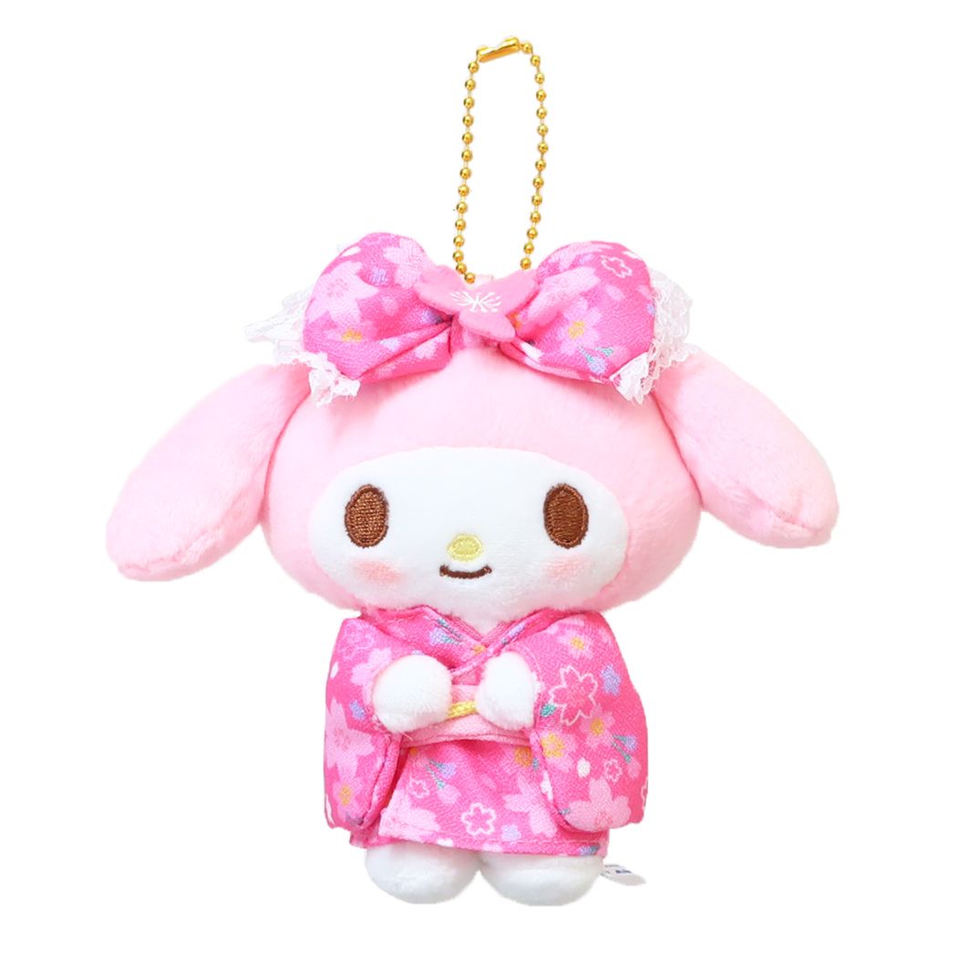 マイメロディ サンリオ キャラクター マスコット ボールチェーンマスコット 桜着物