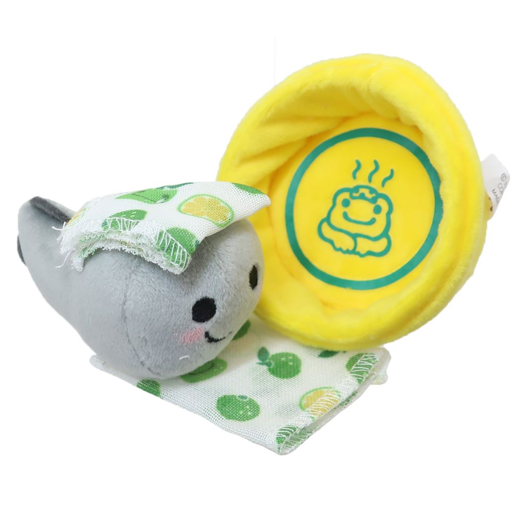 かえるのピクルス お風呂セット マスコット かぼす