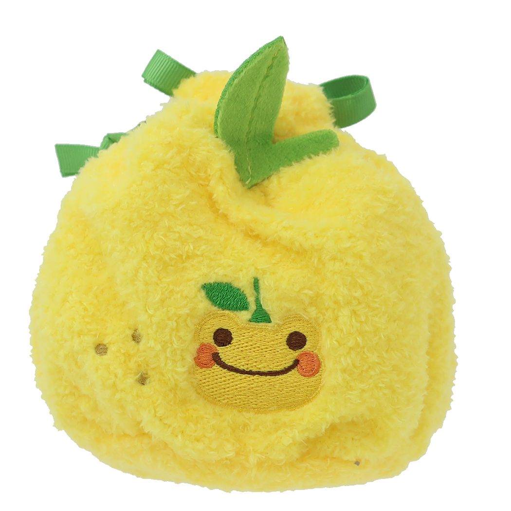 かえるのピクルス グッズ 巾着袋 キャラクター まんまる巾着 きんちゃくポーチ