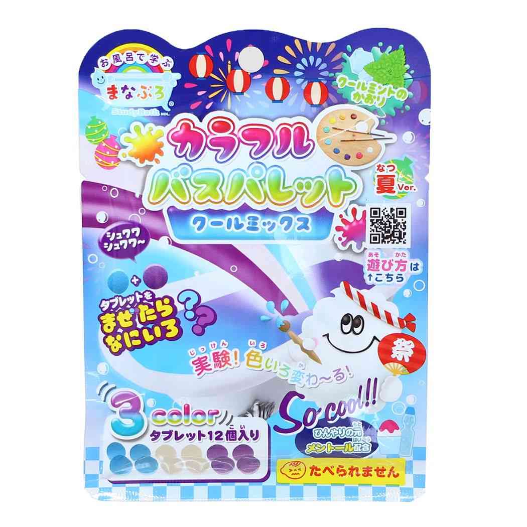 入浴剤 まなぶろ カラフルバスパレット クールミックス2 ノルコーポレーション
