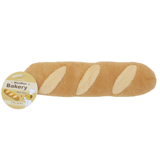 犬用おもちゃ ワンワンベーカリー ぬいぐるみ フランスパン ノルコーポレーション