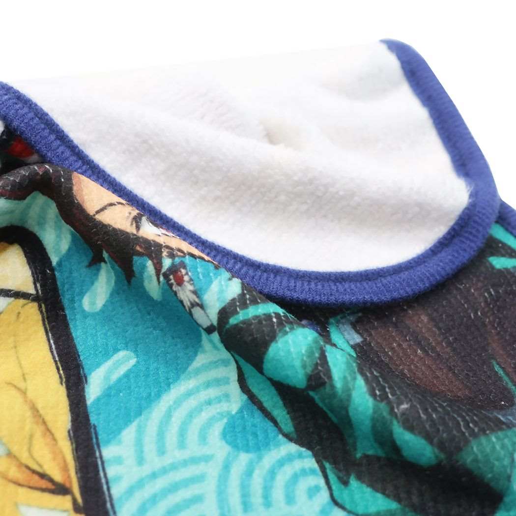 抗菌ループ付き 幼稚園 ハンドタオル 鬼滅の刃 ループタオル 少年ジャンプ 通販 プレゼント 男の子 女の子 ギフト