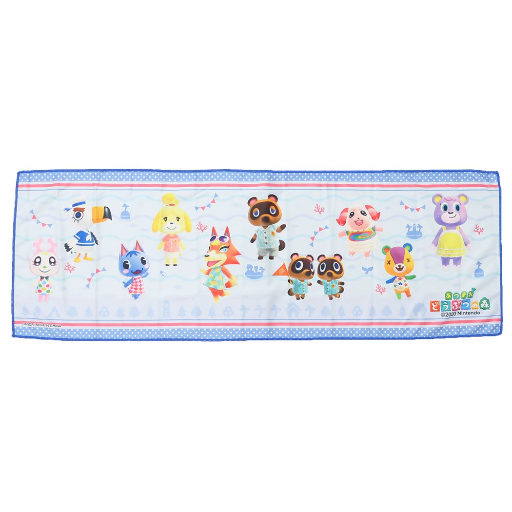 あつまれどうぶつの森 スーパークールタオル 夏用 ひんやり サマータオル キャラクター L プレゼント 男の子 女の子 ギフト