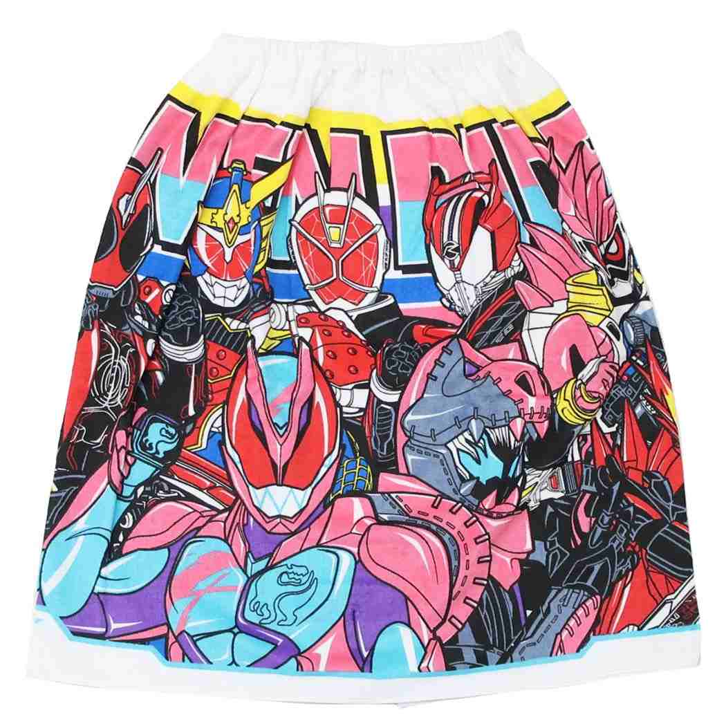 仮面ライダーシリーズ グッズ ラップタオル キャラクター 60cm丈 巻き巻きタオル プレゼント 男の子 女の子 ギフト