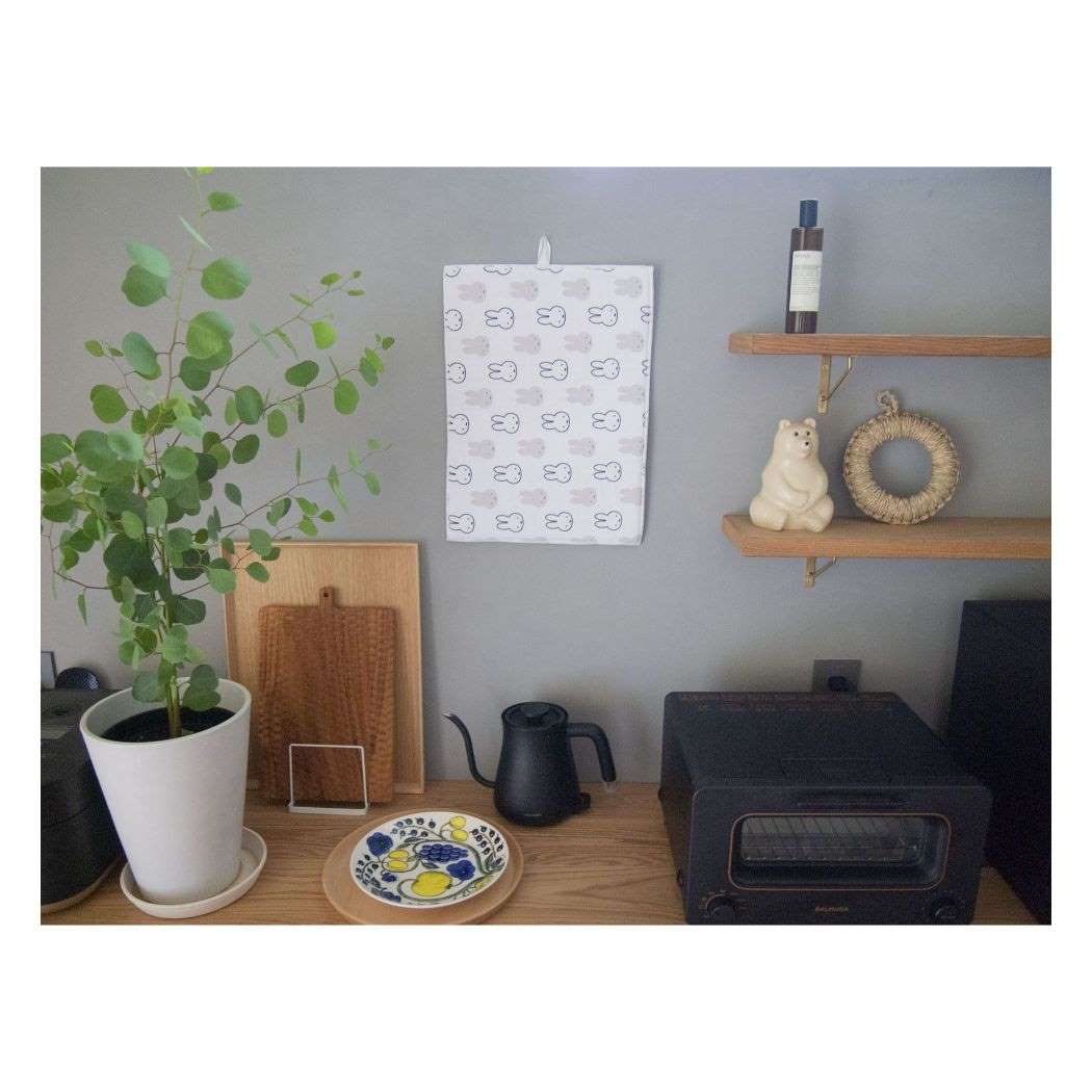 ミッフィー 吸水マット 吸水水切りマット30×40cm WH 顔だけミッフィー ディックブルーナ オカトー プレゼント 男の子 女の子