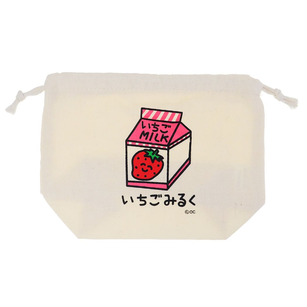 巾着袋 おえかきさん きんちゃくポーチ おえかきさん オクタニ