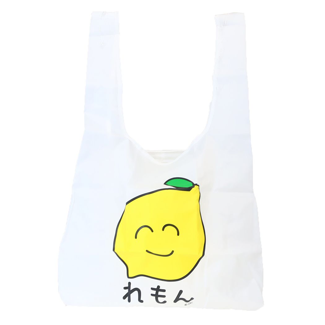 おえかきさん グッズ ショッピングバッグ キャラクター エコバッグ れもんさん