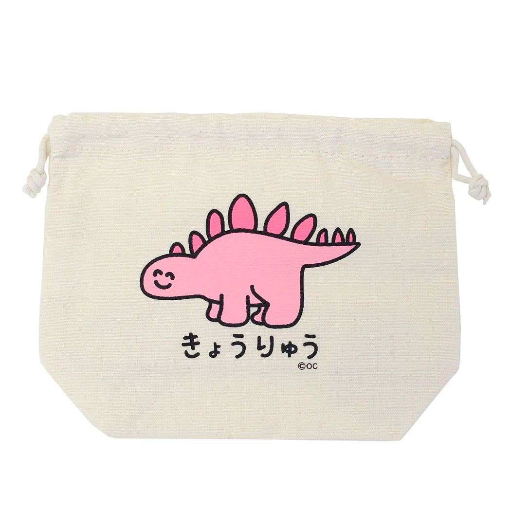 おえかきさんシリーズ グッズ 巾着袋 キャラクター マチ付き巾着