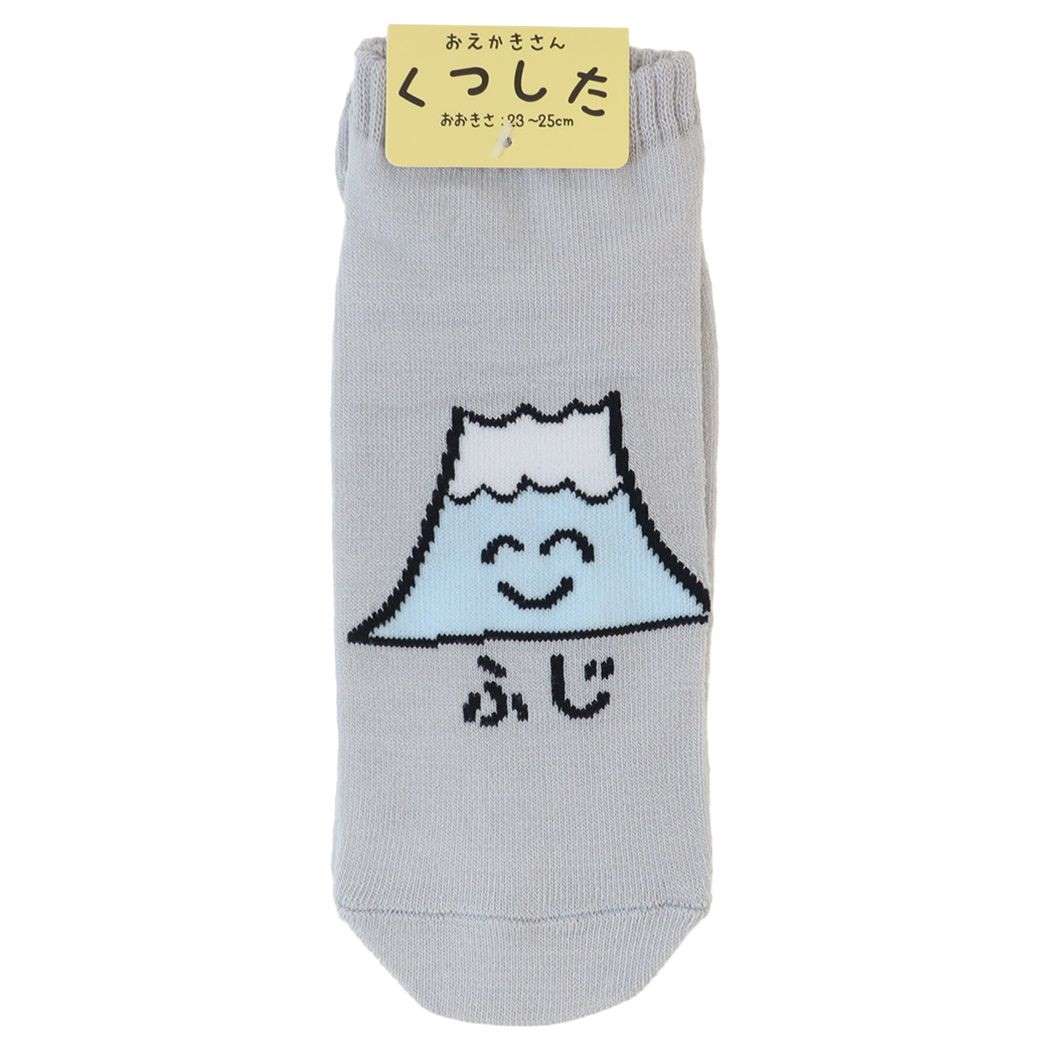 おえかきさん グッズ 女性用靴下 かわいい レディースアンクルソックス