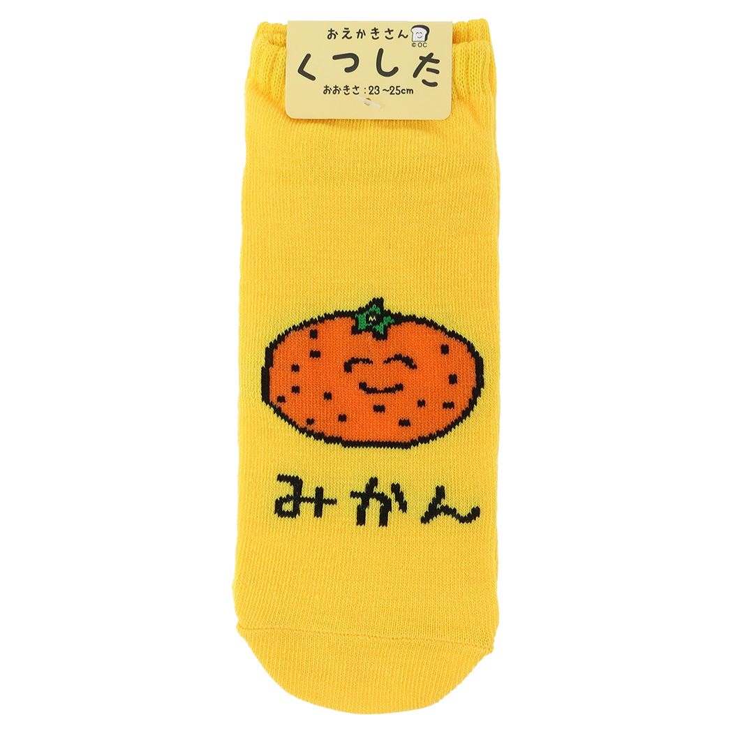 おえかきさん グッズ 女性用靴下 大人向け かわいい レディースアンクルソックス