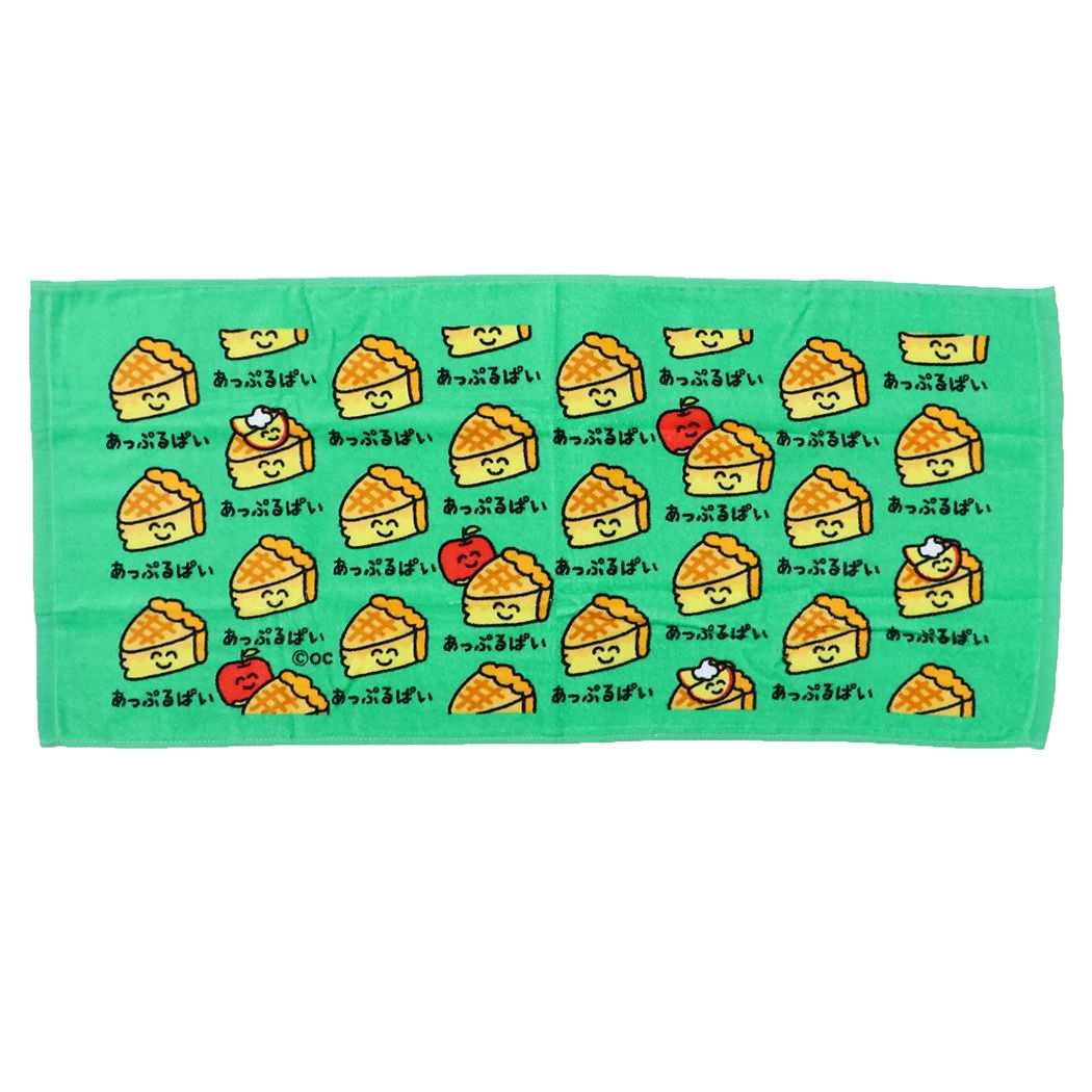 おえかきさん グッズ フェイスタオル 面白雑貨 プリントロングタオル